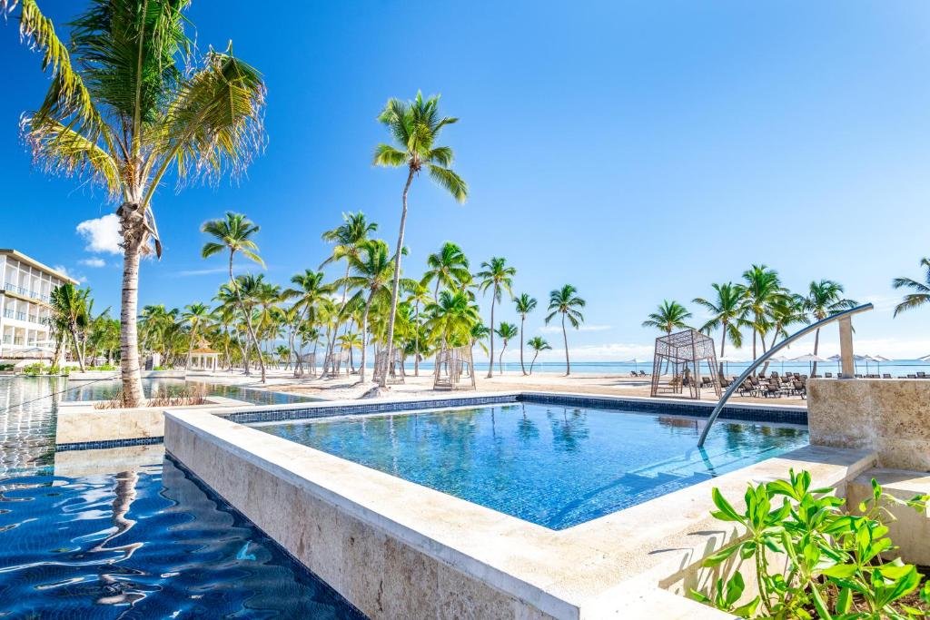 Luxury swim-up suite terrace at Hyatt Zilara Cap Cana Adults Only